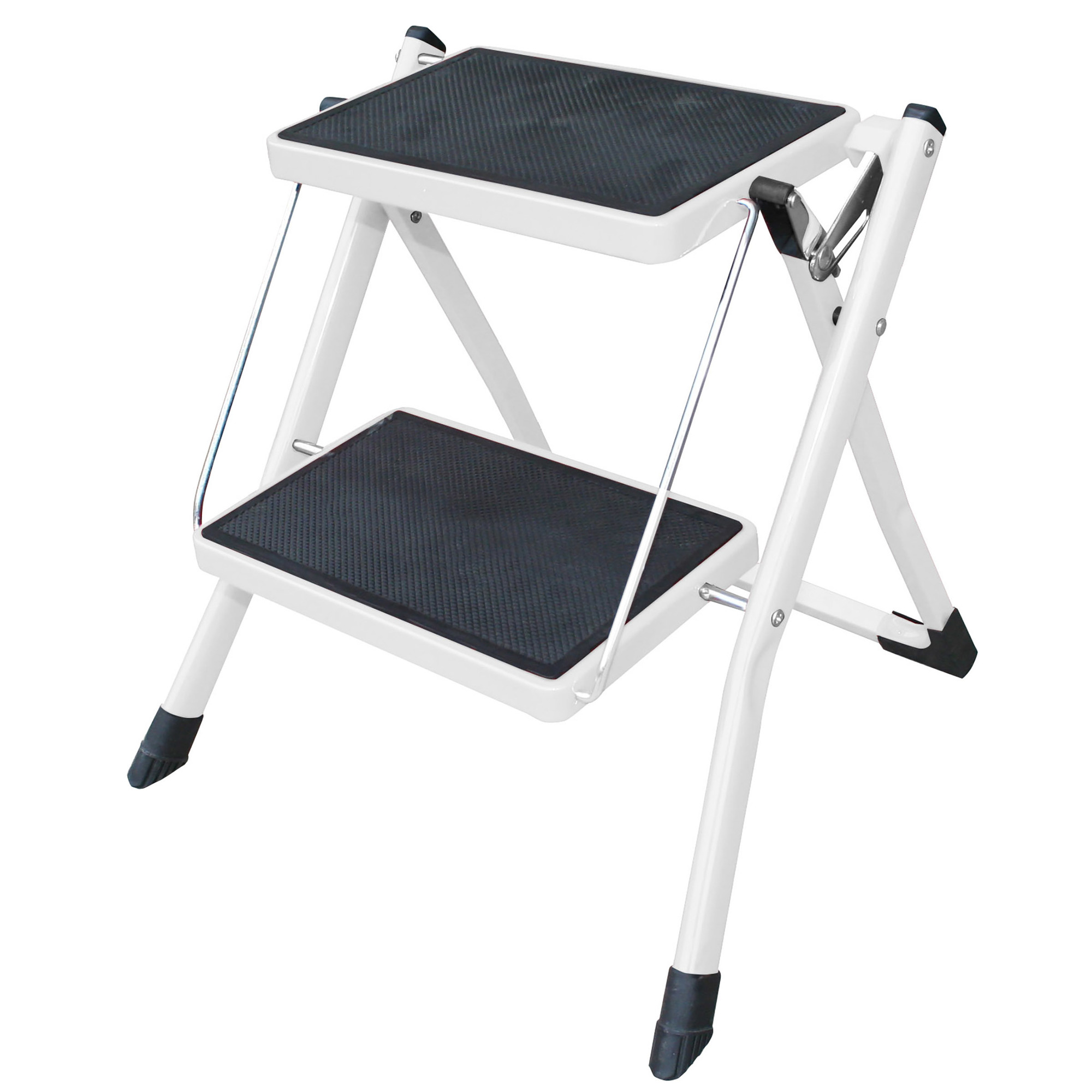 AMERIHOME, Two Step Mini Step Ladder, Height 17.5 ft, Capacity 225 lb, Material Metal, Model# MSL2BX